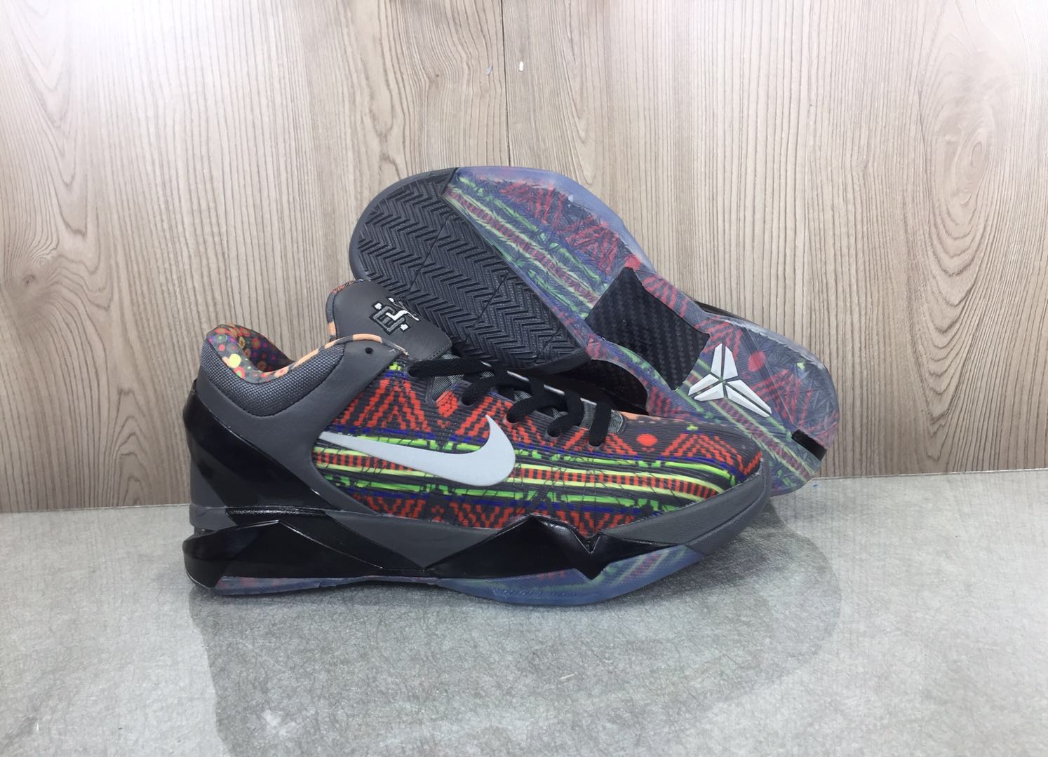 Nike Kobe 7 Grey Colorful Shoes